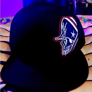 Brand New Authentic Metal Mulitia SnapBack Flat Billed Ball Cap. Never Worn